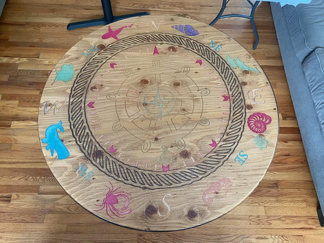 Ocean Themed Table Top - image 5