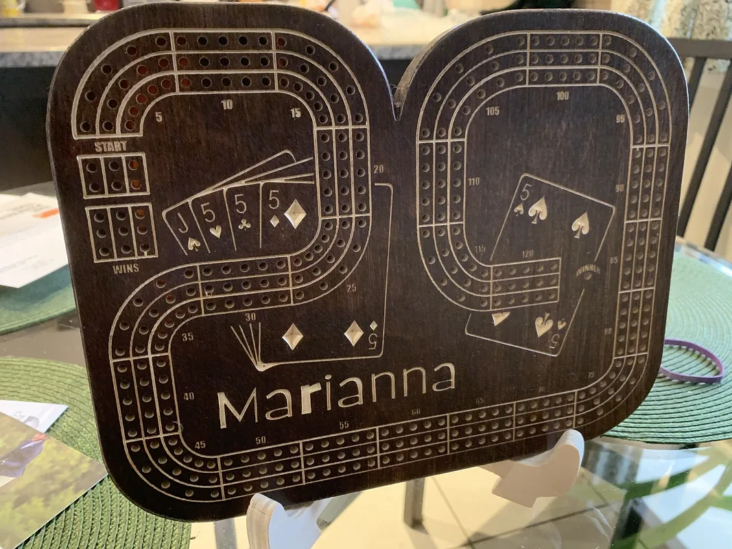 Racetrack Cribbage Board - image 4