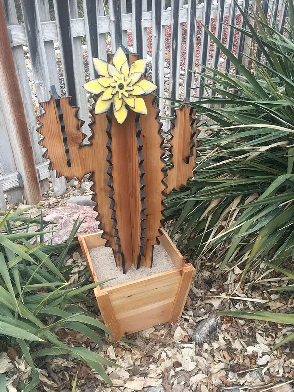 Cactus yard ornament - image 2