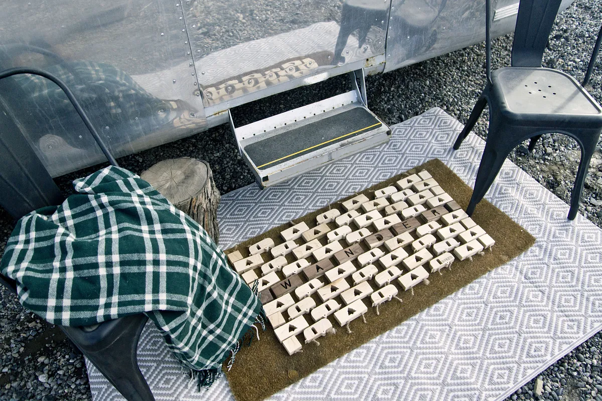 Camper Wood Welcome Mat - image 2