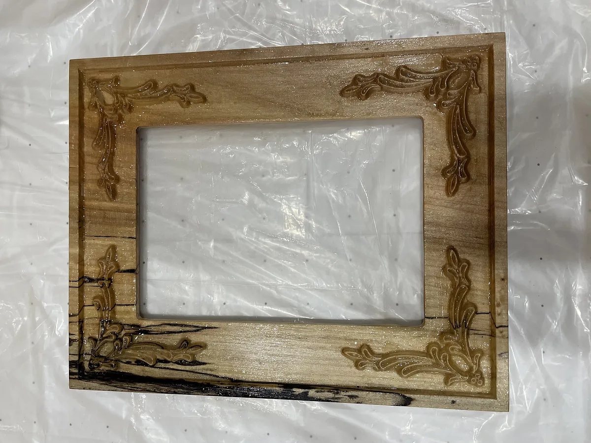 Decorative Picture Frame — Add finish to the frame