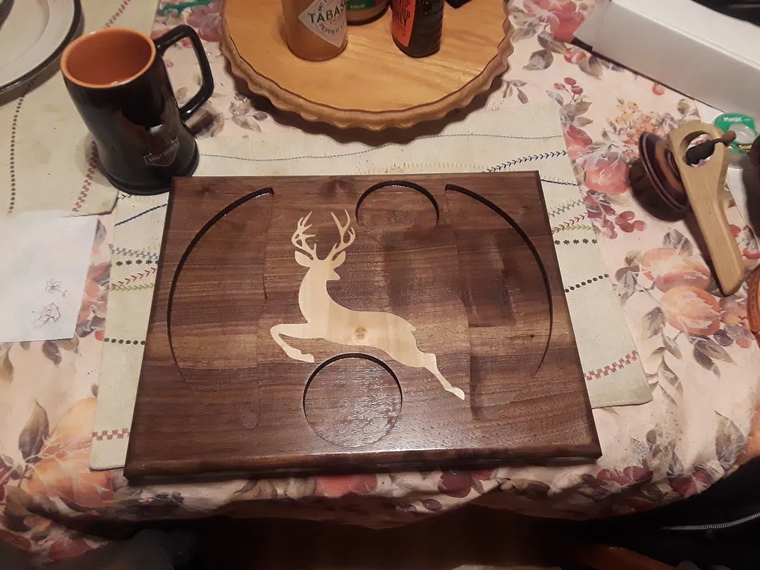 Inlay Cheese Cracker Board - image 2