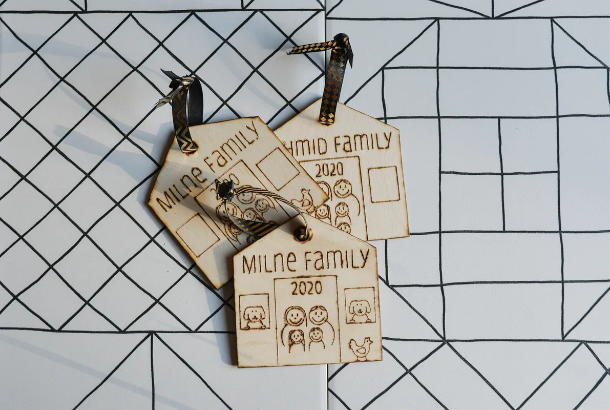 Personalizable house ornaments - image 6