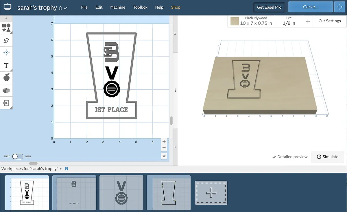 sarah's trophy - image 1