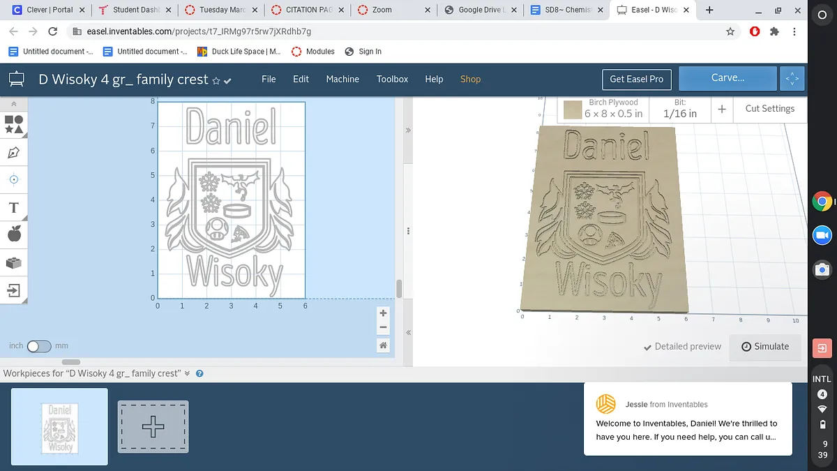 D Wisoky 4 gr_ family crest - image 1