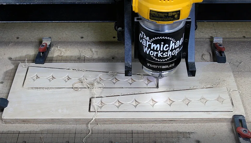 Guitar Effects Pedal Board — Carve the Side Pieces