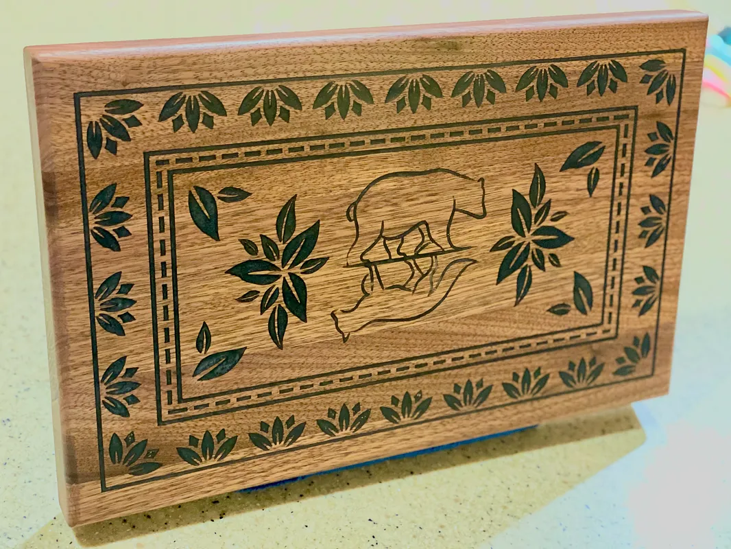 Walnut Nature Cutting Board - image 5