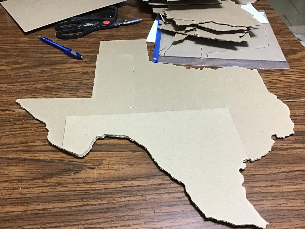 A Complete United States map and outline - image 1
