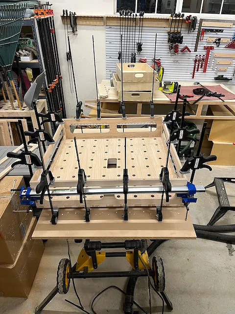 Outfeed MFT Table (1/2" x 800 x 800) - image 2