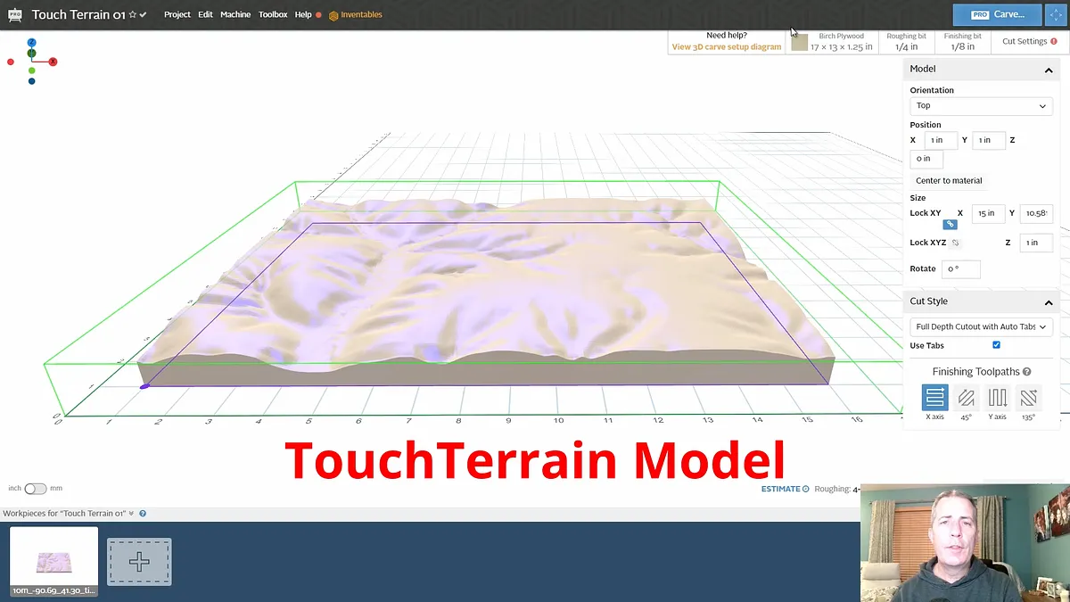 Topographic Surface and Carving with Easel — Import Your 3D Topo File Into Easel PRO Software