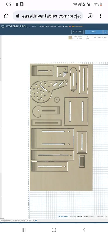 WORKBEE_SPOIL_BOARD_Clamp - image 3