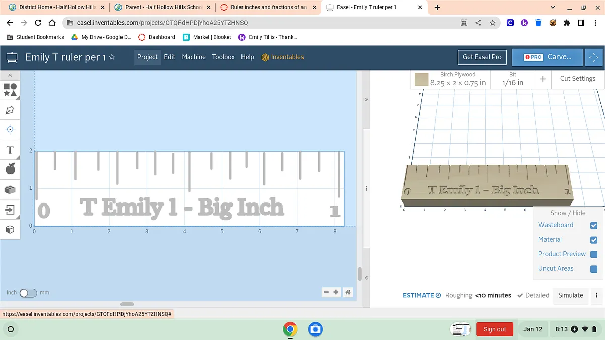Emily T ruler per 1 - image 1