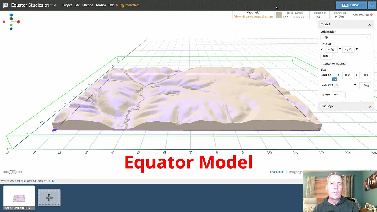 Topographic Surface and Carving with Easel — Import Your 3D Topo File Into Easel PRO Software (image 2)