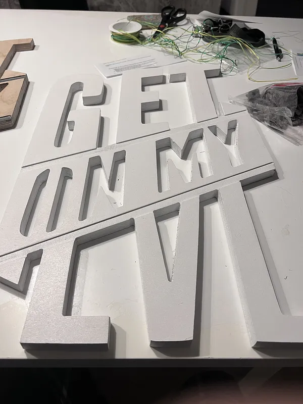Wall Sign/ LED / Modern - image 3