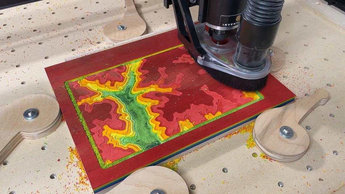 Topographic Surface and Carving with Easel — Cut 3D Carvings On The CNC (image 2)