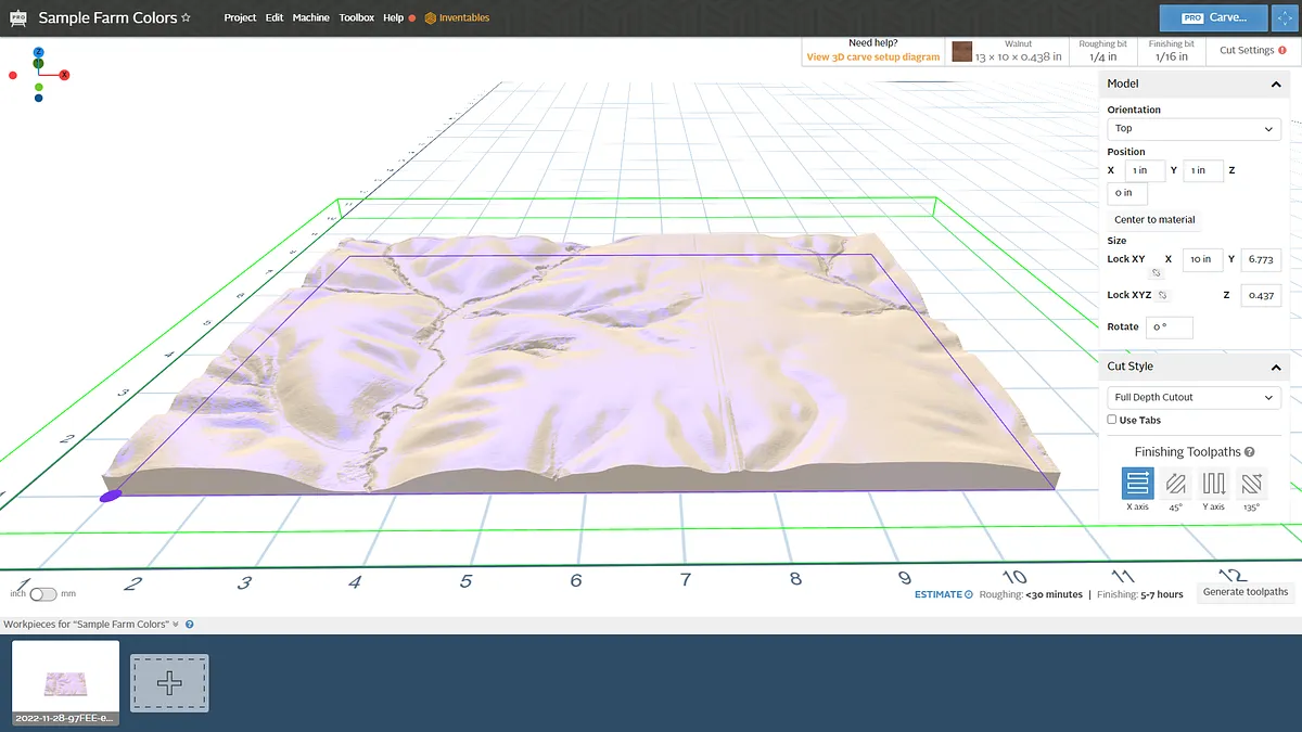 Topographic Surface and Carving with Easel — Import Your 3D Topo File Into Easel PRO Software (image 3)