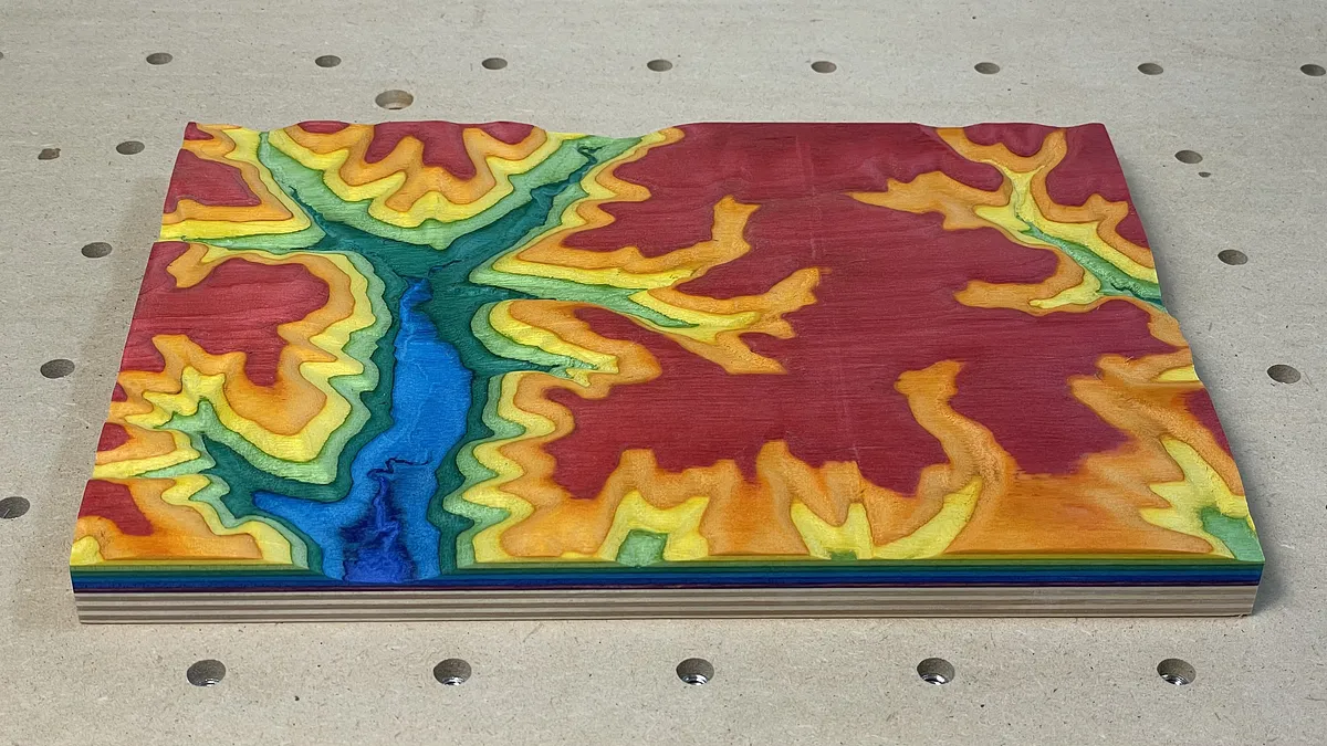 Topographic Surface and Carving with Easel - image 1