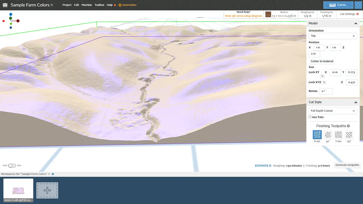 Topographic Surface and Carving with Easel — Import Your 3D Topo File Into Easel PRO Software (image 5)
