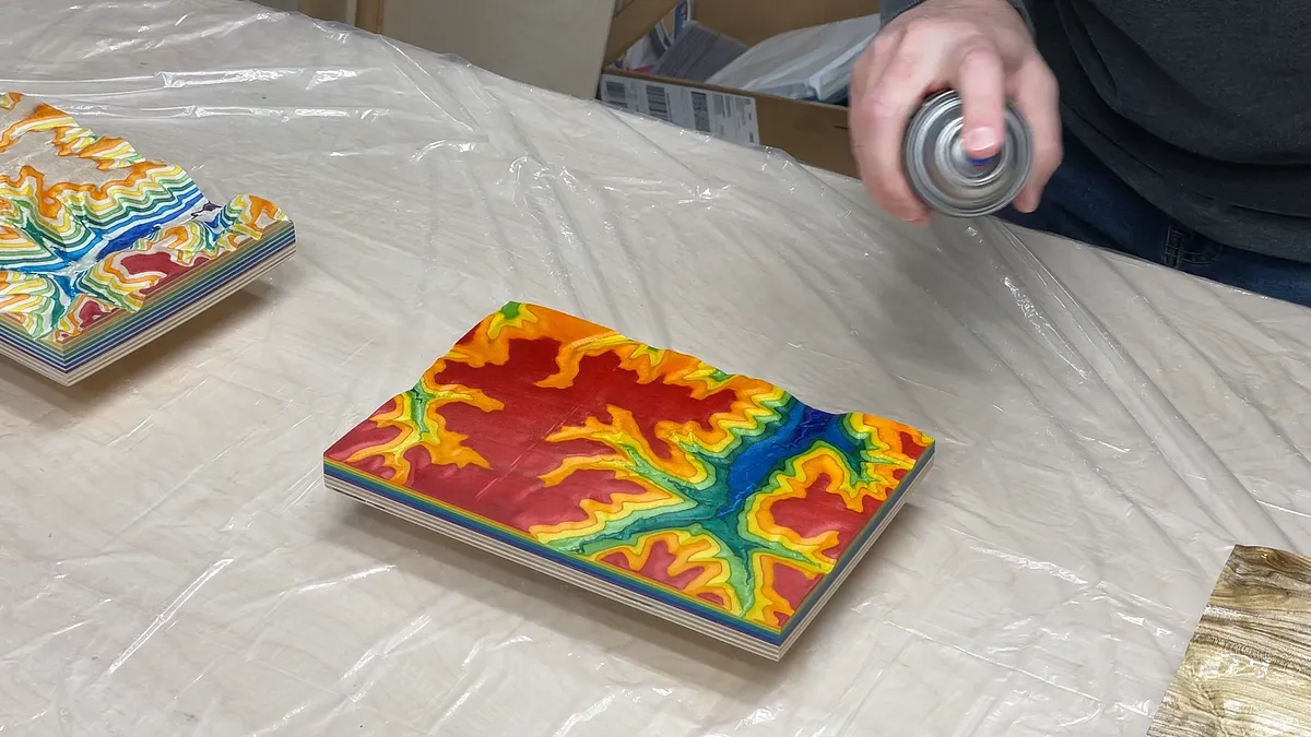 Topographic Surface and Carving with Easel — Sand And Add Finish (image 3)