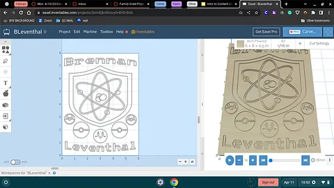 B Leventhal 3 Family Crest
