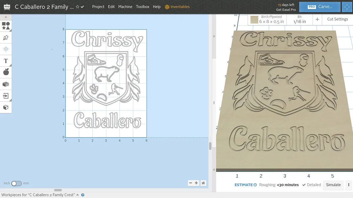 C Caballero 2 Family Crest - image 1