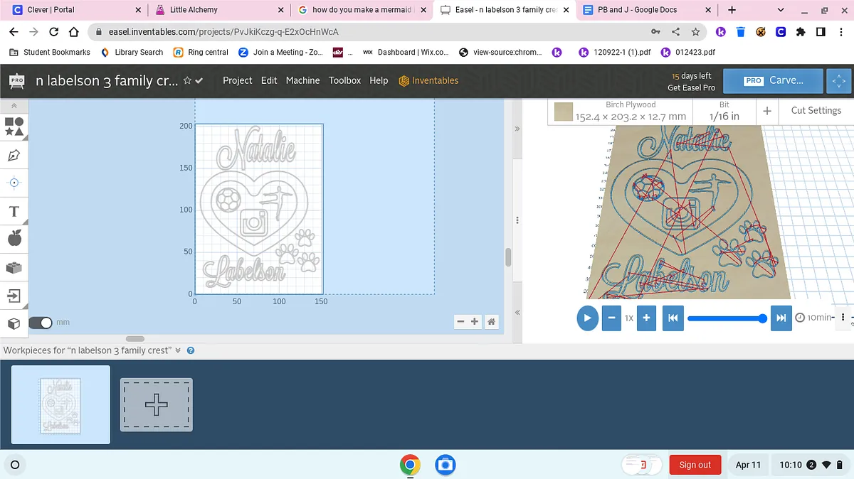 n labelson 3 family crest - image 1