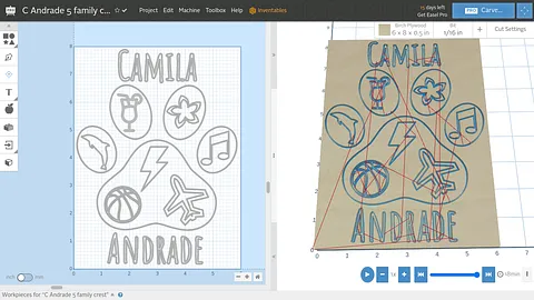 C Andrade 5 family crest