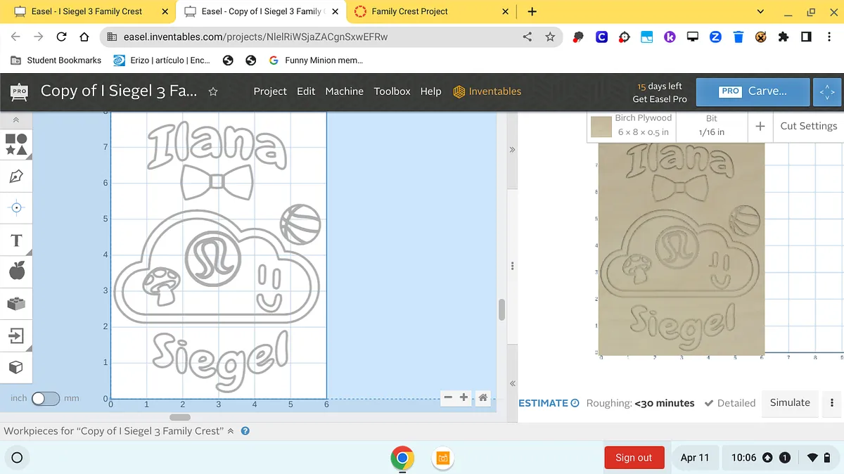 Copy of I Siegel 3 Family Crest - image 1