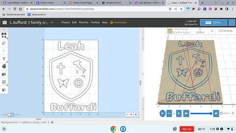 L buffardi 7 family crest