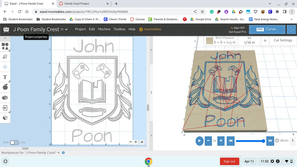 J Poon 2 Family Crest - image 1