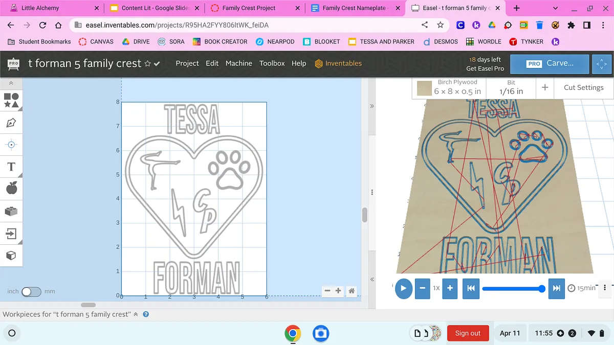 t forman 5 family crest - image 1