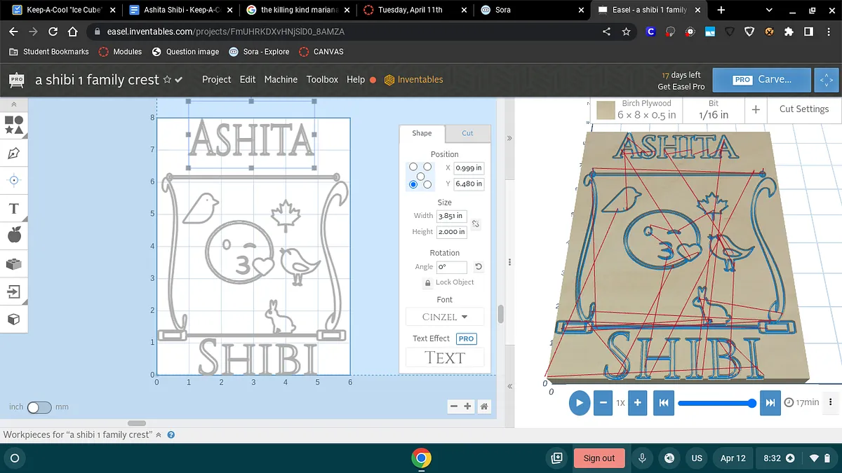 a shibi 1 family crest - image 1