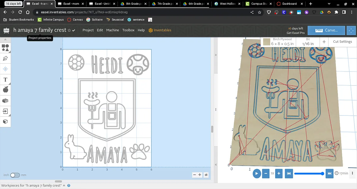 h amaya 7 family crest - image 1