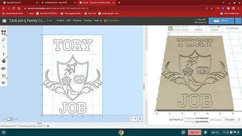 TJob per.5 Family Crest