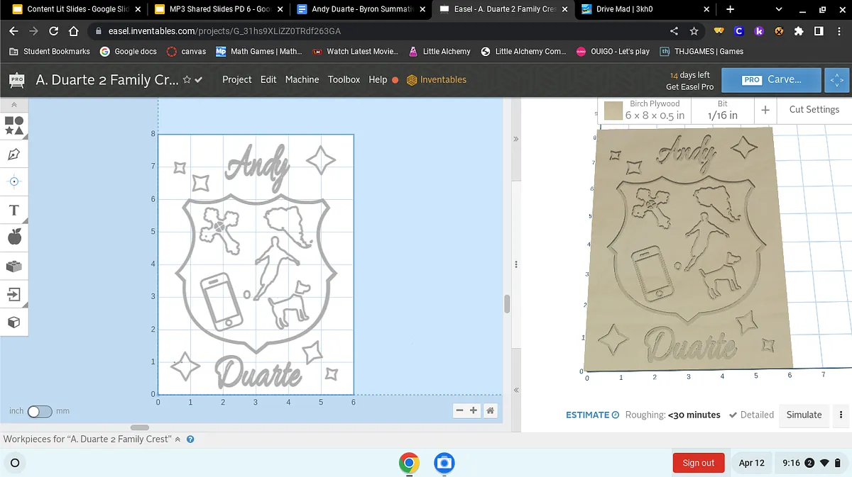 A. Duarte 2 Family Crest - image 1