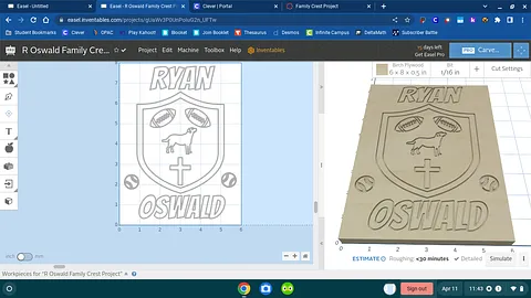 R Oswald Family Crest Project