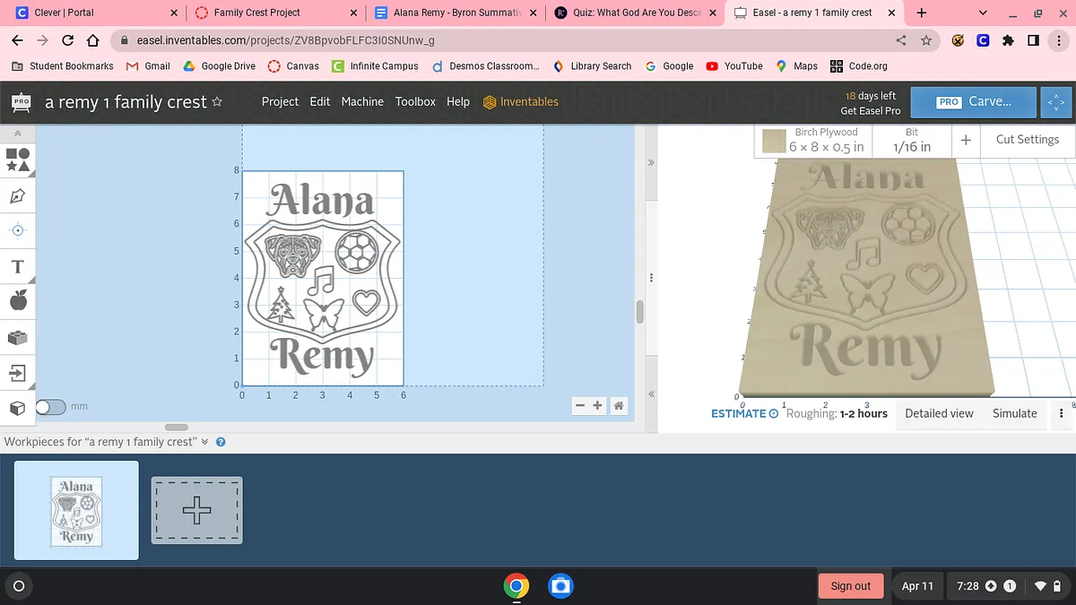 a remy 1 family crest - image 1