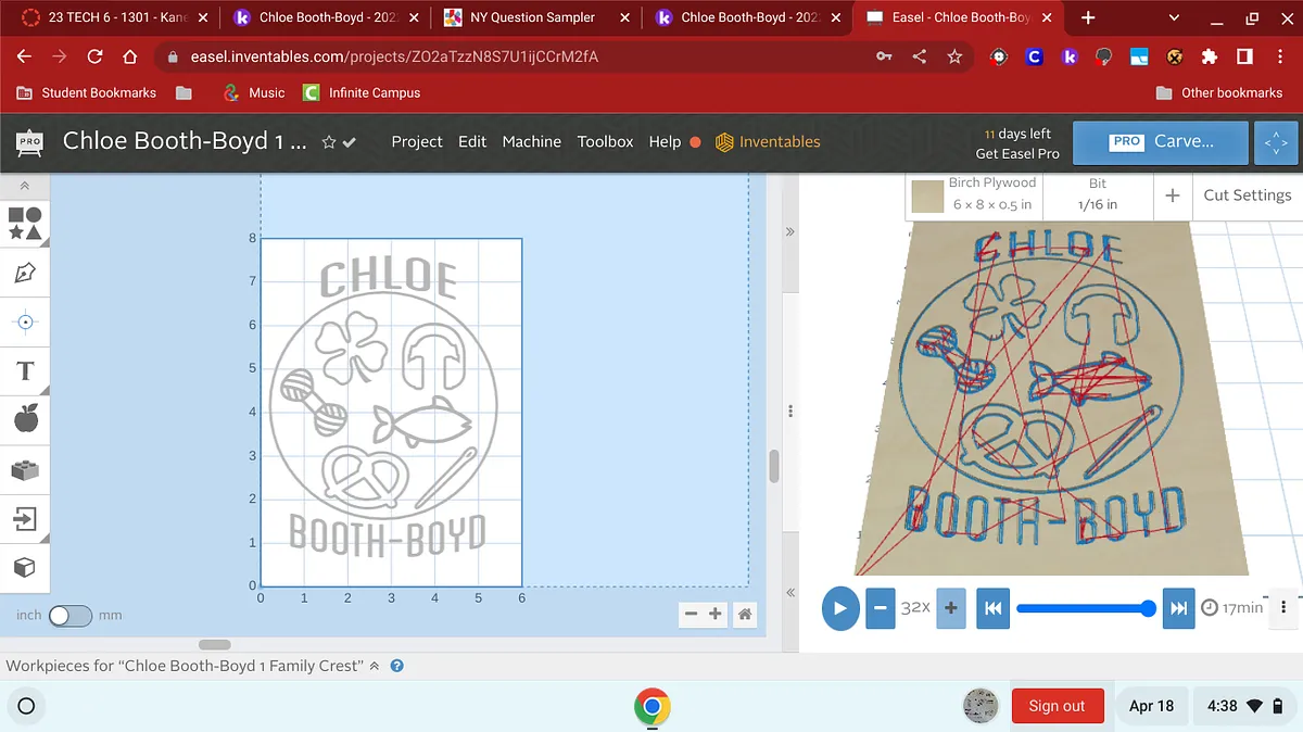 Chloe Booth-Boyd 1 Family Crest - image 1