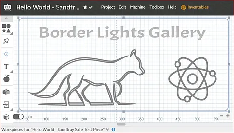 Hello World - Sandtray Safe Test Piece