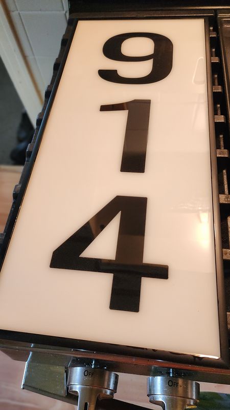 Corian Address Stone
