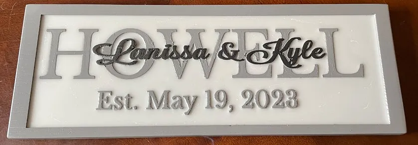 Wedding plaque - image 1