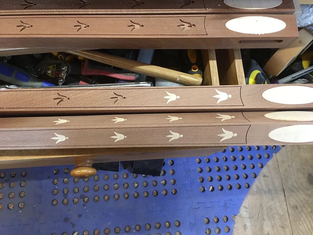 Sheraton Inlaid table leg - image 2