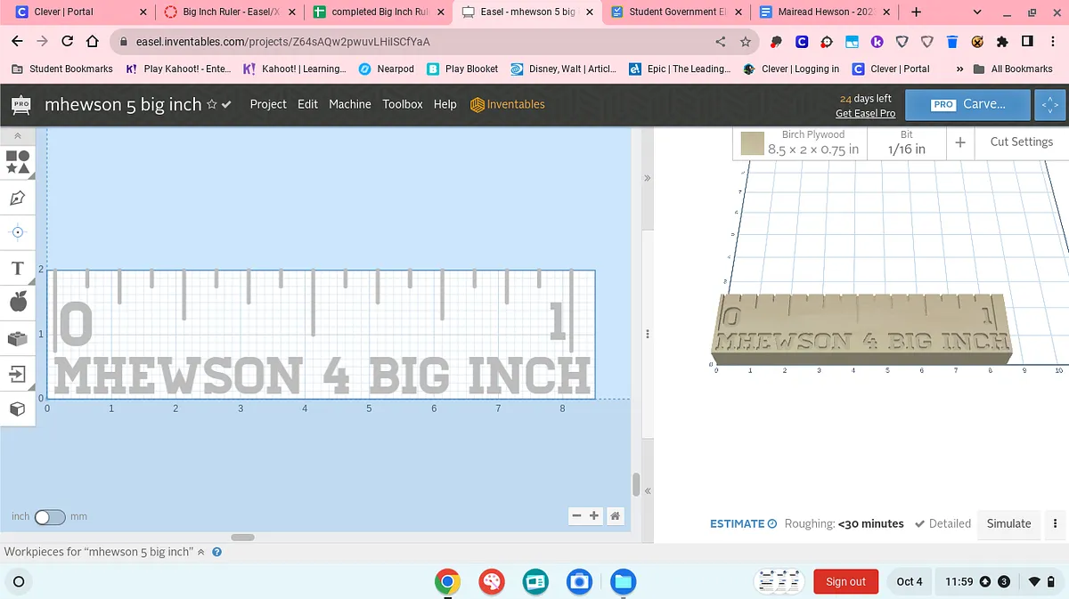 mhewson 5 big inch - image 1