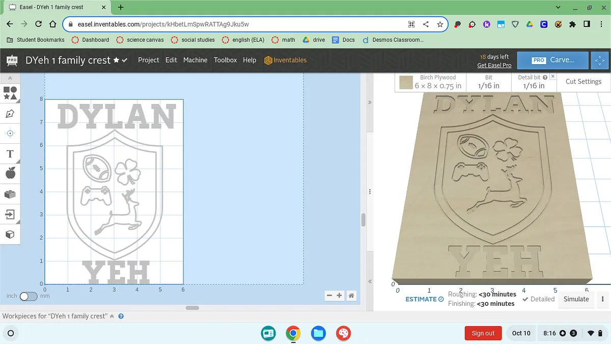 DYeh 1 family crest - image 1