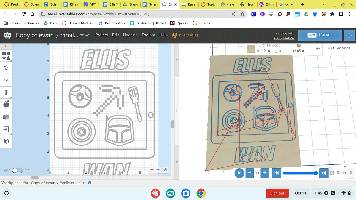 ewan 7 family crest - image 1