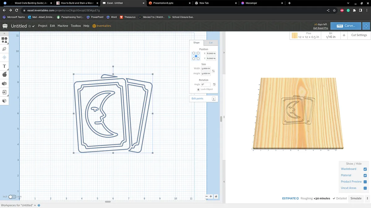wooden crate design - image 1