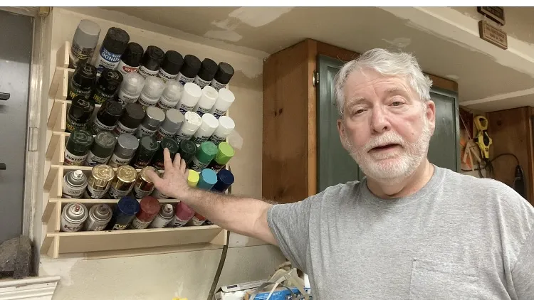 Paint Can Storage Rack - image 1