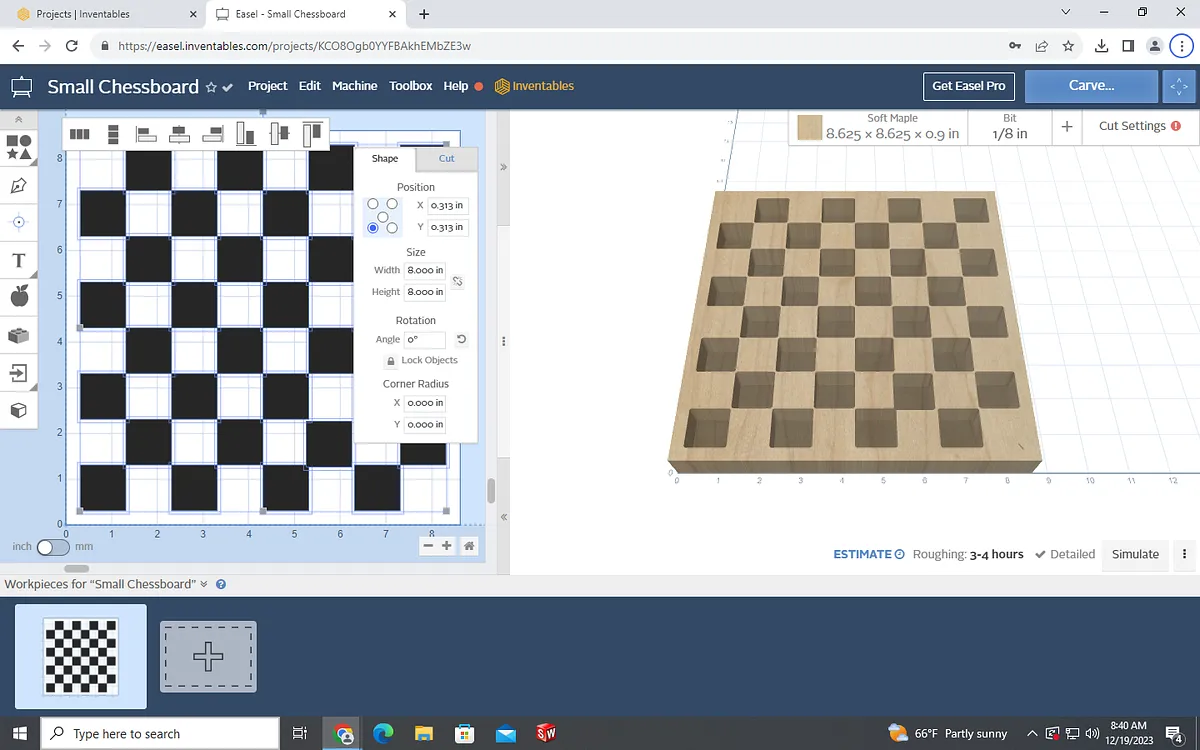 Small Chessboard - image 1