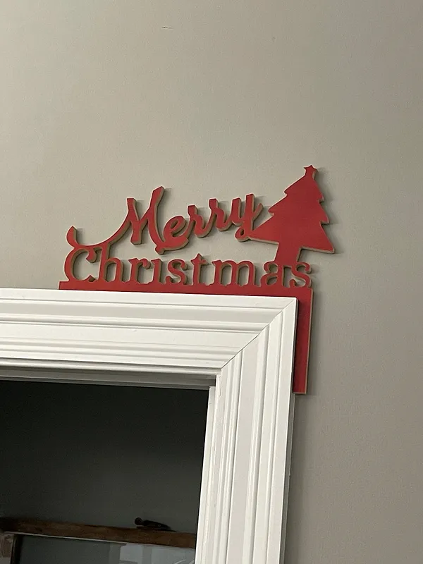 Door Corner Ornament - Merry Christmas - image 1
