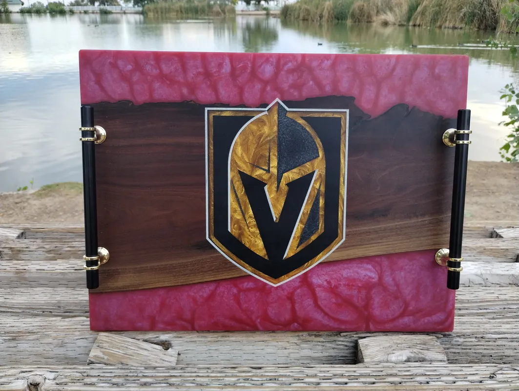 Vegas Golden Knights epoxy inlay - image 3